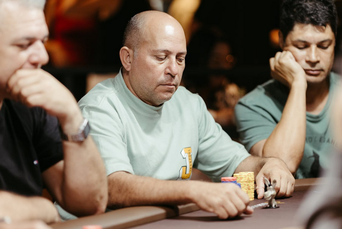 gamblers at the table